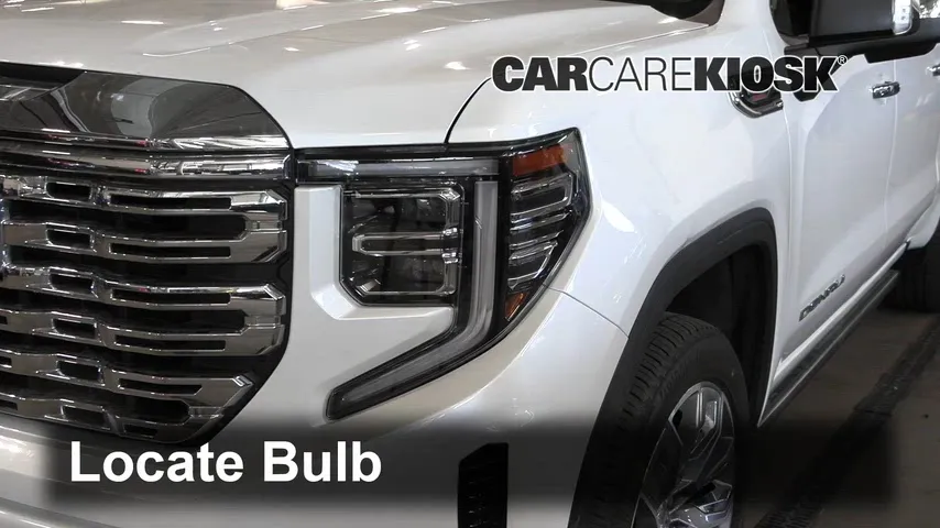 2022 GMC Sierra 1500 Denali 3.0L 6 Cyl. Turbo Diesel Lights Headlight (replace bulb)